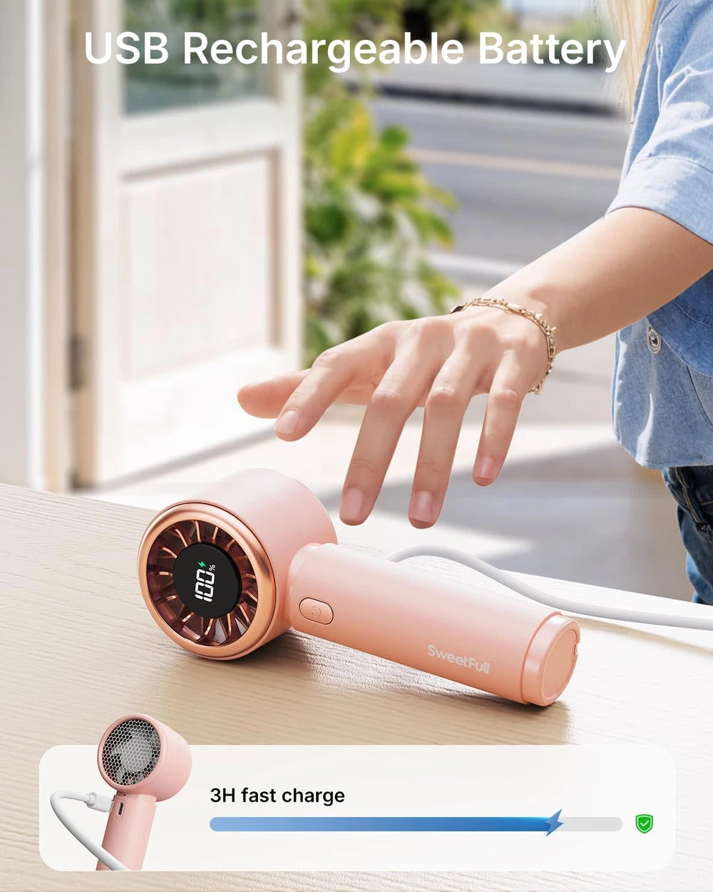 Portable Handheld Turbo Fan